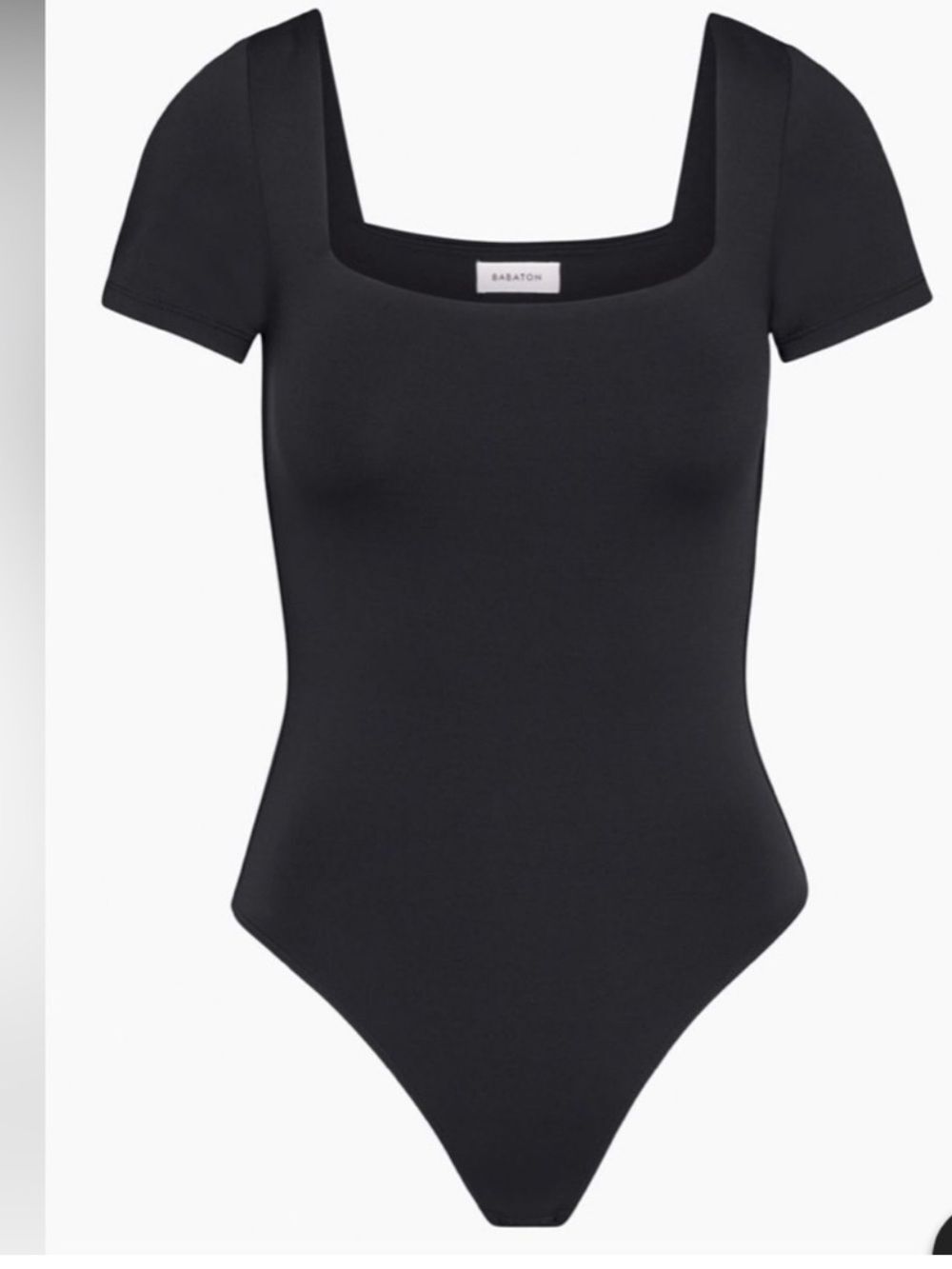 Babaton Contour Square Neck Short Sleeve Bodysuit S